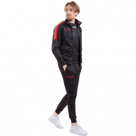 Dres Givova Tuta Revolution czarno-czerwony TR033 1012 XS