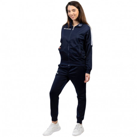 Dres Givova Tuta Revolution granatowo-biały TR033 0403 XL