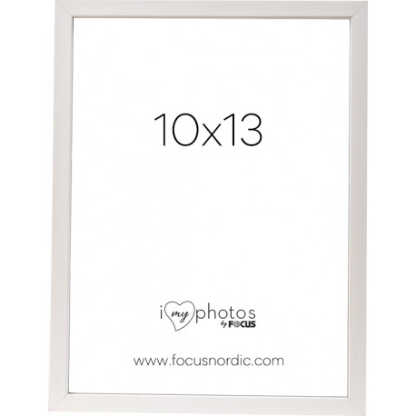 Focus photo frame Rock 10x13, white