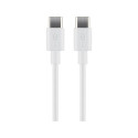 USB-C kaabel 1.0m, USB 2.0, 0.48 Gbit/s, valge