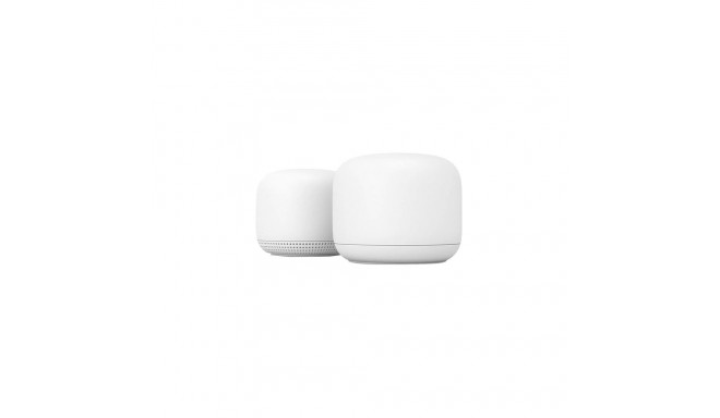 Google Nest Wifi ruuter+Pointr 2 tk - valge