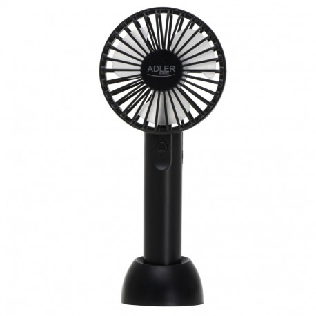 Adler Mini USB Fan | AD 7338 | Desk Fan | Diameter 7 cm | Number of speeds 3 | Black