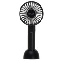 Adler Mini USB ventilaator AD 7338 lauaventilaator must läbimõõt 7 cm kiiruste arv 3