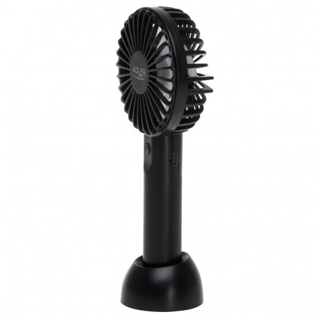Adler Mini USB Fan | AD 7338 | Desk Fan | Diameter 7 cm | Number of speeds 3 | Black