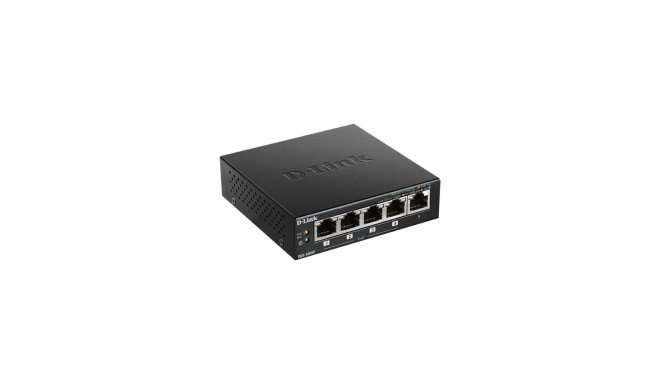D-Link | Switch | DGS-1005P | Unmanaged | Desktop | Gigabit Ethernet (copper) ports quantity 5 | Pow