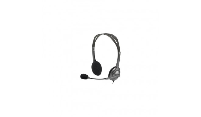 Logitech | Stereo headset | H111 | Built-in microphone | 3.5 mm | Grey