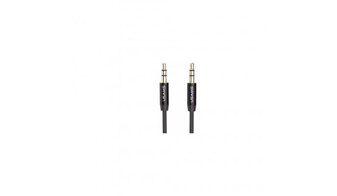 Usams YP-01 Audio Cable 3.5 mm -> 3.5 mm Black