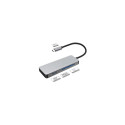 Platinet Multimedia Adapter Type-C 3.1 / Card Reader / MICRO SD / SDHC / SDXC / CF / Black