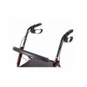 Four-wheel walker with seat function