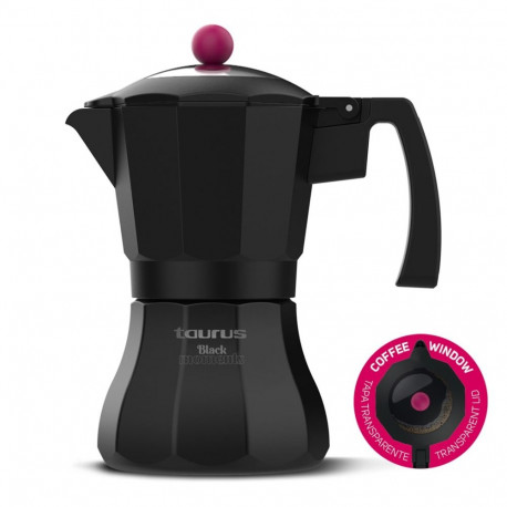 Taurus Black Moments 3 Moka pot