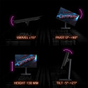 GIGABYTE MO27Q2 27" OLED QHD Gaming Monitor - 2560 x 1440, 240Hz, 0.03ms, 250 cd/m², Display HDR Tru