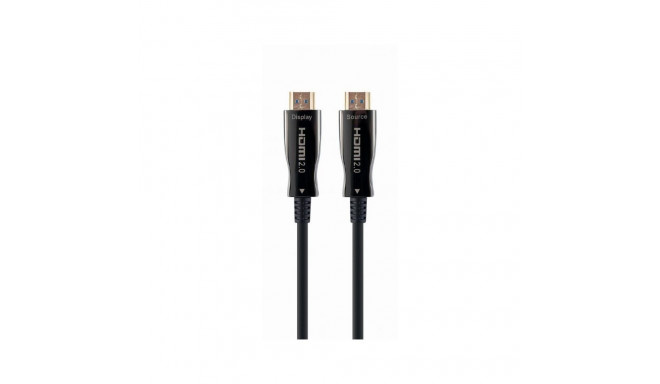 Gembird CCBP-HDMI-AOC-10M-02 HDMI-kaabel HDMI tüüp A (standard) must
