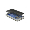 väline korpus M.2 Key B 42mm SSD > USB 3.0 Micro-B pesa krüpteerimisfunktsiooniga, hall/must