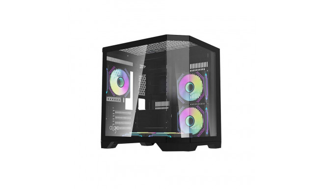 Darflash FT350 computer case + 5 aRGB fans (black)