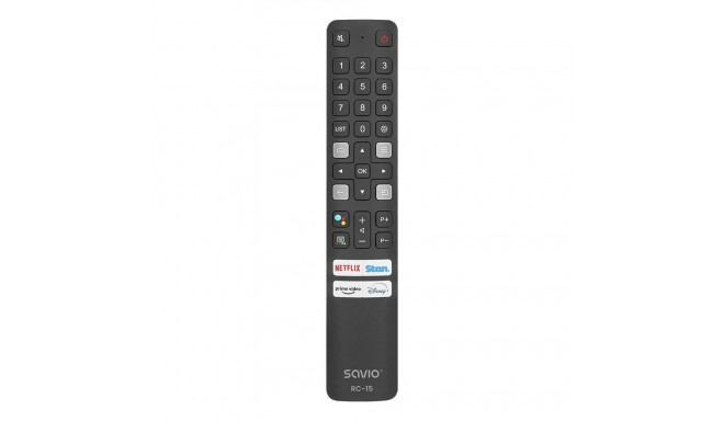 SAVIO RC-15 universal remote control/replacement for TCL   SMART TV
