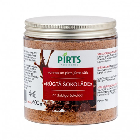 SEASALT FOR SAUNAS BITTER CHOCOLATE 600G