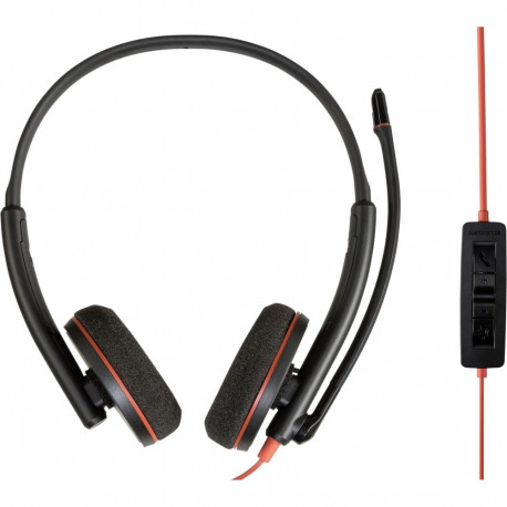 HP Poly peakomplekt Blackwire 3225 UC stereo USB-C/A hulgipakend