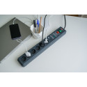 Brennenstuhl Secure-Tec 6-fach Steckdosenleiste anthrazit 3m