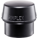 Halder Impact Insert for SIMPLEX soft-face, d.30, rubber comp.