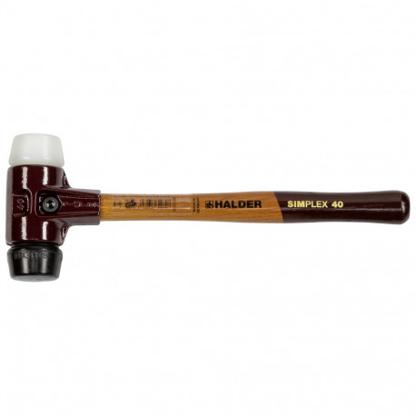 Halder SIMPLEX soft-face mallet 40 comp. rubber/nylon TE SIMPLEX