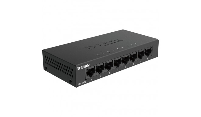 D-Link DGS-108GL/E 8-portine Layer2 Gb valgus lüliti ilma IGMP-ta