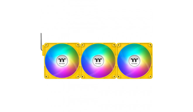 Thermaltake CT120 EX reverse ventilaator bumblebee 3-pack ARGB sünkroniseeritav