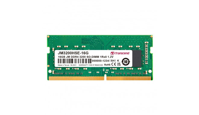 Transcend JetRAM DDR4 3200 16GB SO-DIMM