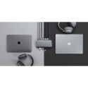 Alogic 100W USB-C DX3 kolmekordne 4K ekraan dokkimisjaam space gr