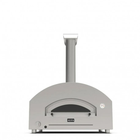 Alfa Forni Futuro 4 Pizze hübriid hõbedane must