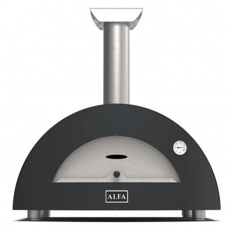 Alfa Forni Moderno 2 Pizze Hybrid-Pizza oven ardesia grey