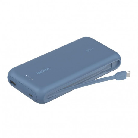 Belkin Powerbank 20.000mAh sinine 30W integreeritud USB-C kaabel BPB024hqBL