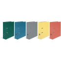 1x5 Herma Ordner Color Standard grün/blau/grau/gelb/rot    20110