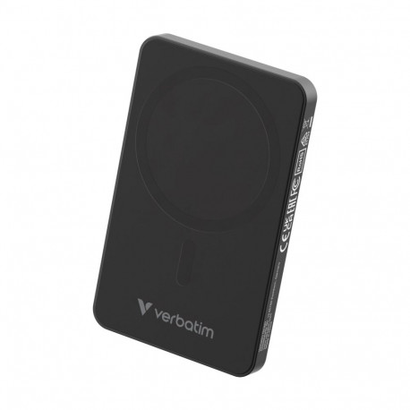 Verbatim Essential Power Bank magn.wirel. 5000mAh schw.  32225
