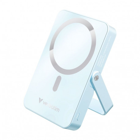 Verbatim Power Bank mit Standfuß mag.wireless 10000mA blau  32266