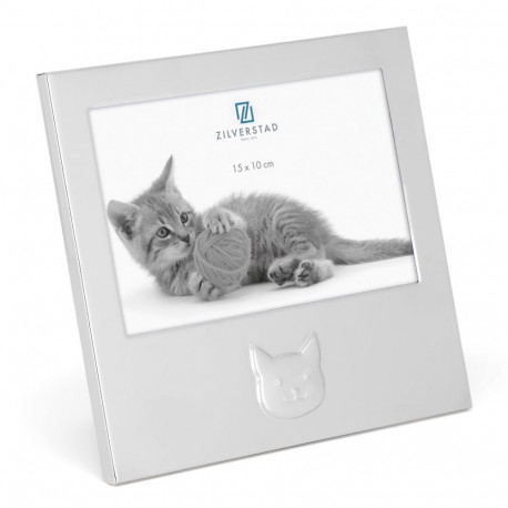 Zilverstad Cat             15x10 Metal Portrait 6917231