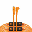 Tether Tools TetherPro USB-C Optima 10G parempoolne oranž 9,4 m