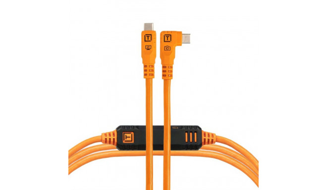 Tether Tools TetherPro USB-C Optima 10G rechts orange 4,6m