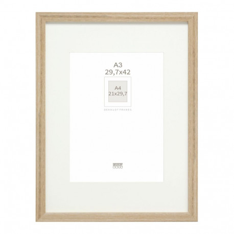 Deknudt S66KH1 P1 DIN A3 29,7x42 tammepuidust paspartuuga