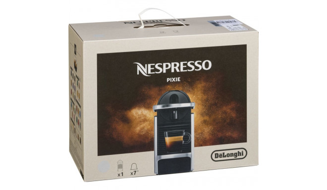 Nespresso Pixie EN 127.S by DeLonghi, hõbedane