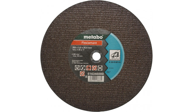 Metabo Flexiamant 355x 3,0 x 25, 4 mm steel