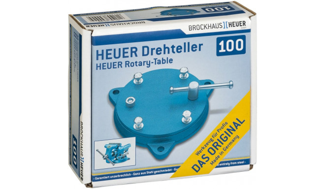 HEUER pöörlev plaat kruustangile suurus 100 + kompaktne