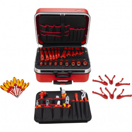KNIPEX tööriistakohver BIG Twin Move punane best