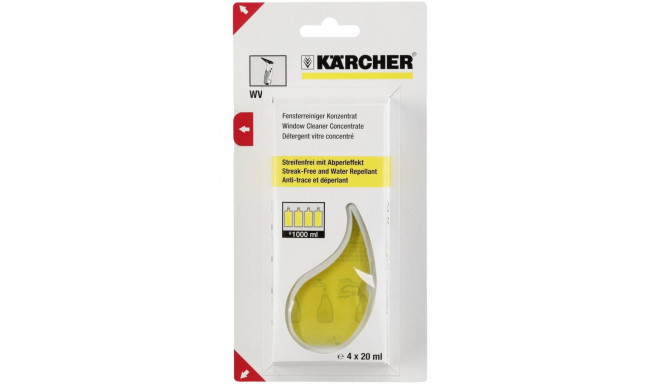Kärcher klaasipuhastusvahendi kontsentraat 4 x 20 ml