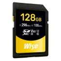 Wise SDXC UHS-II V60 128GB R:290MBs / W:100MBs WI-SD-S128