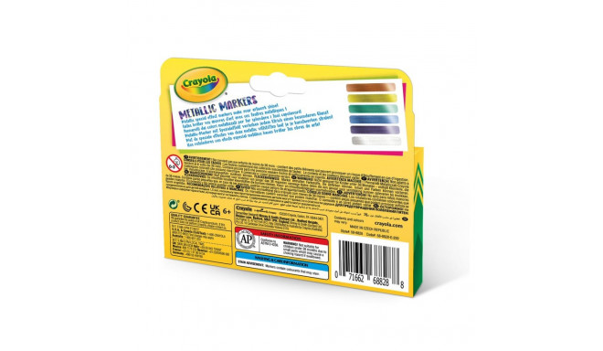 CRAYOLA 6 metallic markers