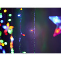 LED-tähega kardinatuled 2.5m 138LED mit mitmevärvilised tuled