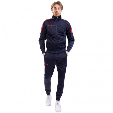 Givova spordidress Revolution TR033 0412 XL, tumesinine-punane