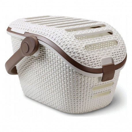 Crate for transporting farm animals 51x38x33cm cream 3253920616012