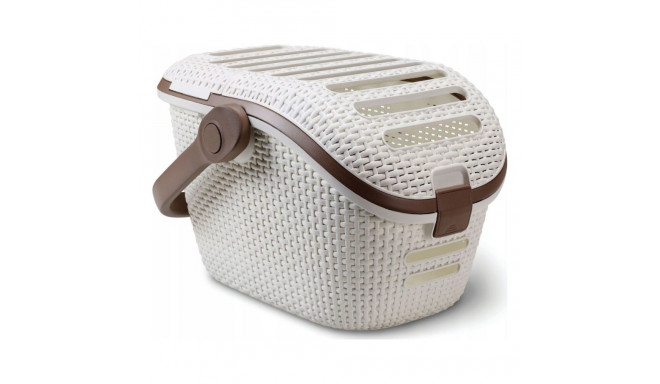 kast põllumajandusloomade transportimiseks 51x38x33cm kreem 3253920616012