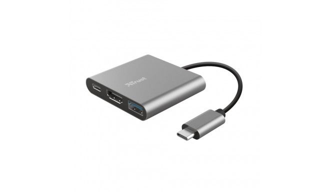 ADAPTER USB-C DALYX 3-IN-1/23772 TRUST